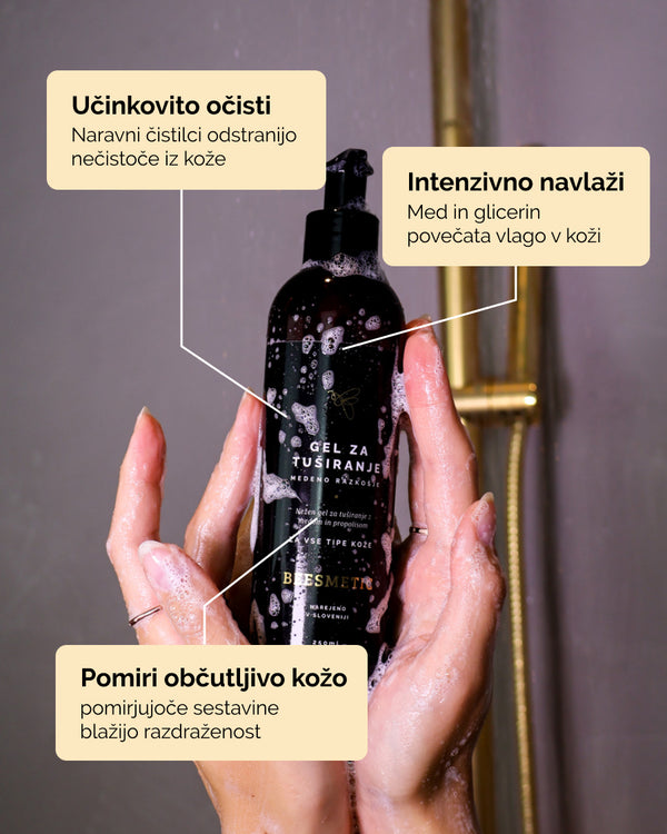 Gel za tuširanje Medeno razkošje